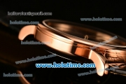 Patek Philippe Calatrava 2813 Automatic Rose Gold Case with Black Dial and Roman Numeral Markers