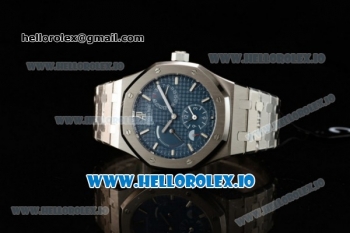 Audemars Piguet Royal Oak Dual Time Chrono Asia Automatic Steel Case Blue Dial With Stick Markers Steel Bracelet