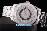 Rolex Day-Date Oyster Perpetual Automatic Full Diamond Bezel with Full Diamond Dial and Roman Marking-Big Calendar Rolex Day-Date Oyster Perpetual Automatic Full Diamond Bezel with Full Diamond Dial and Roman Marking-Big Calendar