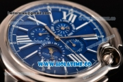 Cartier Ballon Bleu De 44MM Asia Automatic Steel Case with Blue Dial and White Roman Numeral Markers