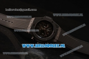 Hublot Big Bang Unico Chrono Swiss Valjoux 7750 Automatic PVD Case with Skeleton Dial and Black Rubber Strap - 1:1 Original