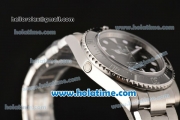 Rolex Sea-Dweller Swiss ETA 2836/Rolex 3135 Automatic Steel Case/Bracelet with Black Dial and White Markers