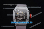 Richard Mille RM027-2 Miyota 9015 Automatic Steel Case with Skeleton Dial Dot Markers and Grey Nylon Strap