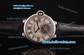 Cartier Ballon Bleu Tourbillon Seagull St8001 Tourbillon Manual Winding Steel Case with White Dial