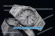 Audemars Piguet Royal Oak 41MM Asia Automatic Steel Case with White Dial and Steel Bracelet (EF)