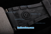 Bell & Ross BR 01-94 Automatic Movement with PVD Case and Green skeleton Dial-Black Rubber Strap