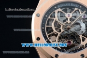 Audemars Piguet Royal Oak Openworked Extra-Thin Asia Automatic Rose Gold Case with Skeleton Dial and Rose Gold Bracelet (AAAF)