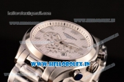 Longines Conquest Classic Chrono Miyota OS20 Quartz Full Steel with White Dial and Stick Markers