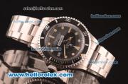 Rolex Submariner Oyster Perpetual Comex Asia 2813 Automatic Full Steel with Black Dial and Yellow Markers-ETA Coating