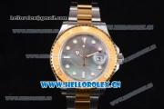 Rolex Yacht-Master 40 Swiss ETA 2836 Automatic Two Tone Steel Case/Bracelet with MOP Dial and Dot Markers (NOOB)
