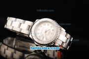 Rolex Datejust Automatic with Silver Dial and Roman Marking-Lady Size