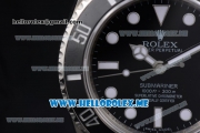 Rolex Submariner Clone Rolex 3135 Automatic Stainless Steel/Bracelet with Black Dial and Dot Markers