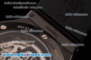 Hublot Big Bang Chrono Clone HUB4100 Automatic Ceramic Case with Black Rubber Strap Whtie Markers Black Dial