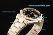 Rolex Datejust II Rolex 3135 Automatic Movement Full Steel with Black Dial and White Arabic Numerals