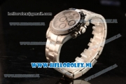 Rolex Daytona Chronograph 7750 Auto Steel Case with White Dial and Steel Bracelet - 1:1 Origianl (N00B)