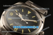 Rolex Explorer Cartier Asia Auto Steel Case with Black Dial and Steel Bracelet