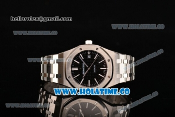 Audemars Piguet Royal Oak 41MM Miyota 9015 Automatic Full Steel with Black Dial and White Stick Markers