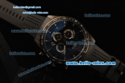 Tag Heuer Grand Carrera Calibre 36 Chronograph Quartz Movement PVD Case with Black Rubber Strap