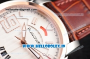 BlancPain L-Evolution Automatic 8 Days Miyota 9015 Automatic Rose Gold Case with White Dial and Rose Gold Bezel (G5)