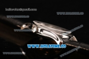 Patek Philippe Calatrava Tourbillon Swiss ETA 2824 Automatic Steel Case with Diamonds Markers and White Dial