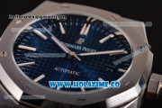 Audemars Piguet Royal Oak 41MM Miyota 9015 Automatic Steel Case with Blue Dial and Stick Markers (EF)