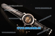 Vacheron Constantin Malte Asia Automatic Steel Case with Black Skeleton Dial and Silver Roman Numeral Markers