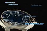 Cartier Ballon Bleu De Swiss ETA 2836 Automatic Steel Case/Bezel/Strap Blue Dial Roman Markers