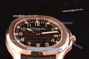 Patek Philippe Aquanaut 4813 Automatic Rose Gold Case with Brown Dial and Black Rubber Strap