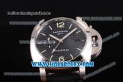 Panerai PAM 535 Luminor 1950 3 Days GMT Asia Automatic Steel Case with Black Dial and Green Stick/Arabic Numeral Markers