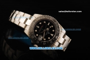 Rolex GMT Master II Oyster Perpetual Automatic Movement Steel Case and Strap with Black Dial and Ceramic Bezel