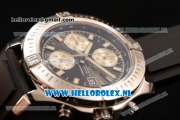 Breitling Colt Chronograph 2824 Auto Steel Case with Black Dial and Black Rubber Strap