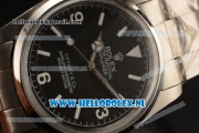 Rolex Explorer Tiffany & Co. Asia Auto with Steel Case Black Dial and Steel Bracelet