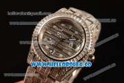 Rolex GMT Master II All Diamond With Swiss ETA 2836 Automatic Steel 116769TBR