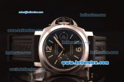 Panerai Luminor Marina PAM104 Beset Edition Swiss Valjoux 7750 Automatic Steel Case with Black Dial and Black Rubber Strap-1:1 Original