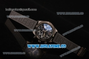 Breitling Avenger Seawolf Miyota Quartz PVD Case with Black Dial and Black Rubber Strap - Arabic Numeral Markers