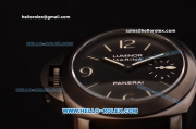 Panerai Special Edition 2002 Luminor Marina Left Handed Swiss ETA 6497 Manual Winding PVD Case with Black Dial and Black Rubber Strap - 1:1 Original