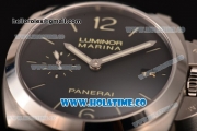 Panerai Luminor Marina 1950 3 Days PAM 312 Clone P.9000 Automatic Steel Case with Black Dial and Stick/Arabic Numeral Markers