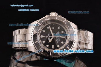 Rolex Sea-Dweller Deepsea Challenge Asia 2813 Automatic Stainless Steel Case with Stainless Steel Strap and Black Dial