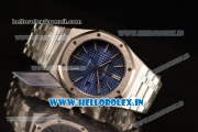 Audemars Piguet Royal Oak 41 MM Clone AP Calibre 3120 Automatic Steel Case Blue Dial With Stick Markers Steel Bracelet( JH)