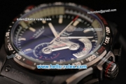 Tag Heuer Grand Carrera Calibre 36 Chronograph Miyota Quartz PVD Swiss Coating Case with Silver Stick Markers and Black Dial