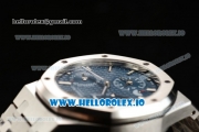 Audemars Piguet Royal Oak Dual Time Chrono Asia Automatic Steel Case Blue Dial With Stick Markers Steel Bracelet