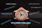 Chopard L.U.C. Pro One Swiss ETA 2824 Automatic Rose Gold Case with White Dial and Black Rubber Strap Chopard L.U.C. Pro One Swiss ETA 2824 Automatic Rose Gold Case with White Dial and Black Rubber Strap