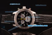 Ferrari Chronograph OS20 Quartz Steel Case with Black Dial and White Subdials