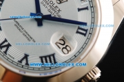 Rolex Day-Date II Oyster Perpetual Rolex 3156 Automatic Movement Full Steel with Blue Dial and Roman