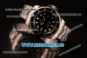 Rolex Sea-Dweller Clone Rolex 3135 Automatic Steel Case with Black Dial and Steel Bracelet - (BP)