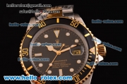 Rolex Submariner 2813 Automatic Movement Two Tone Strap with Black Bezel and Dial