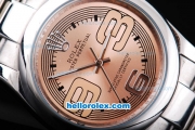 Rolex Datejust Automatic Movement with champagne Dial and SS Strap
