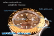 Rolex Yacht-Master 2813 Automatic Movement Two Tone Strap with Gold Dial