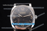 Panerai Radiomir 1940 Clone Panerai P.2002/1 Manual Winding Steel Case with Black Dial and Stick/Arabic Numeral Markers (KW)