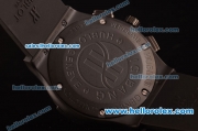 Hublot Classic Fusion Chronograph Quartz PVD Case with Black Dial and Black Rubber Strap